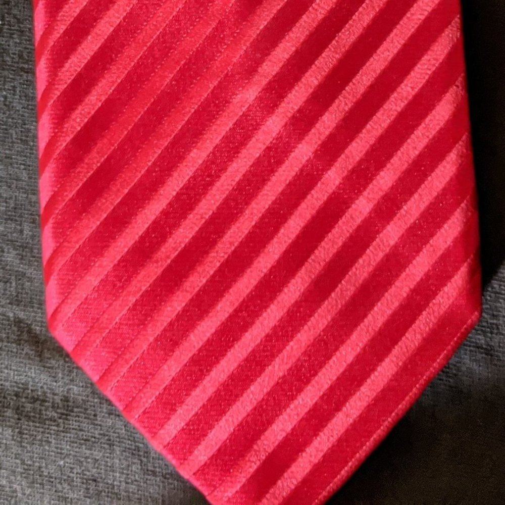 Gorgeous Italo Ferretti Red Silk Tie